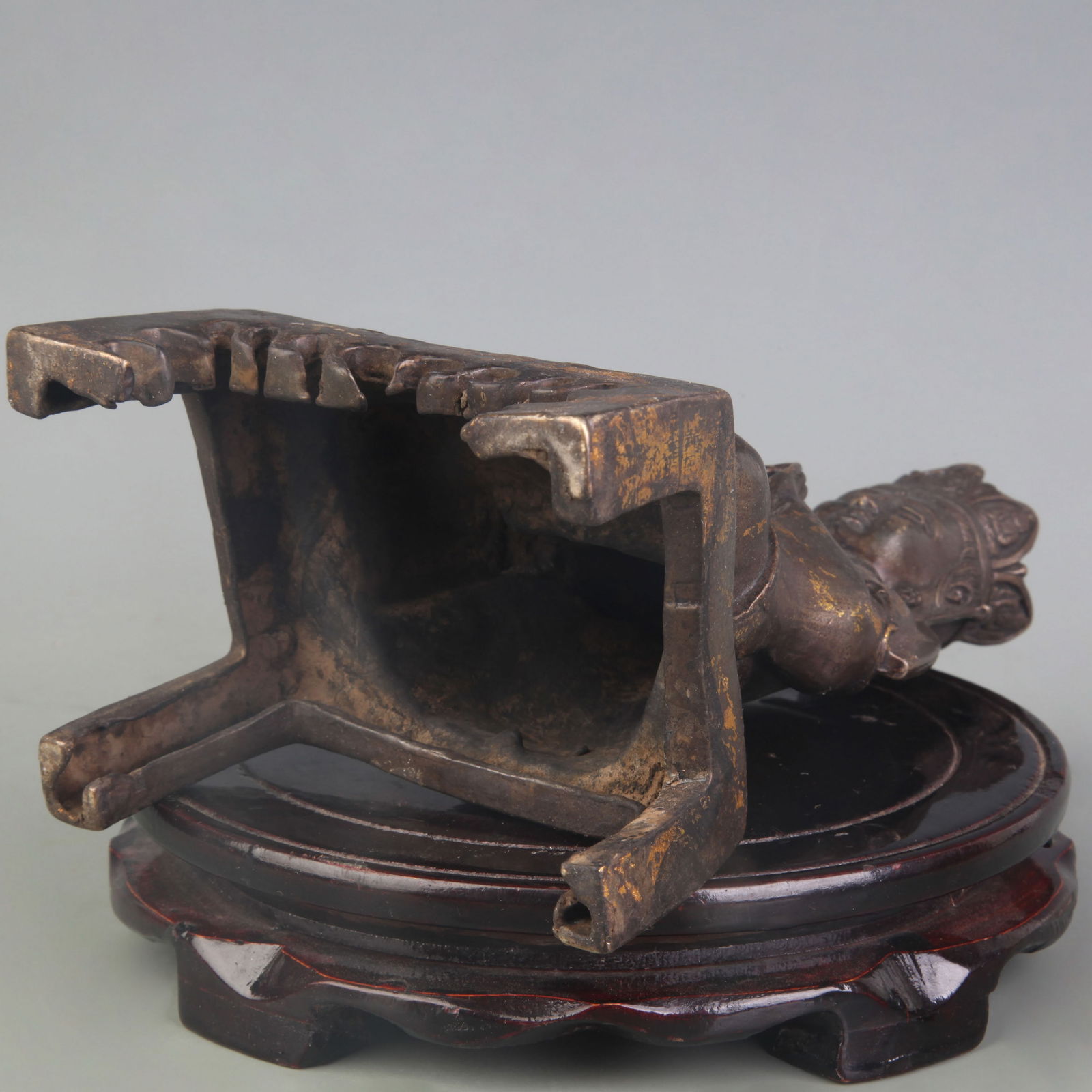 A FINE BRONZE BUDDHA STATUE - 6