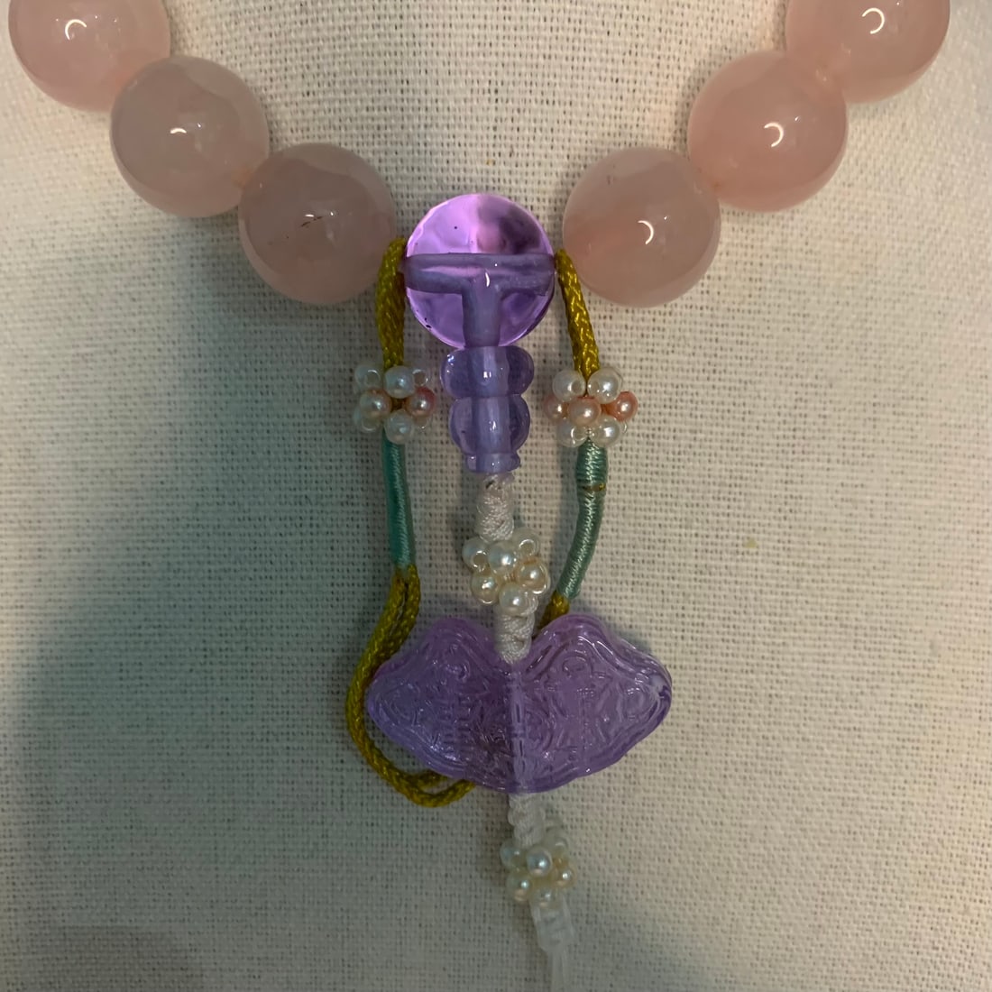 A FINE PINK CRYSTAL MADE BRACELETS - 2