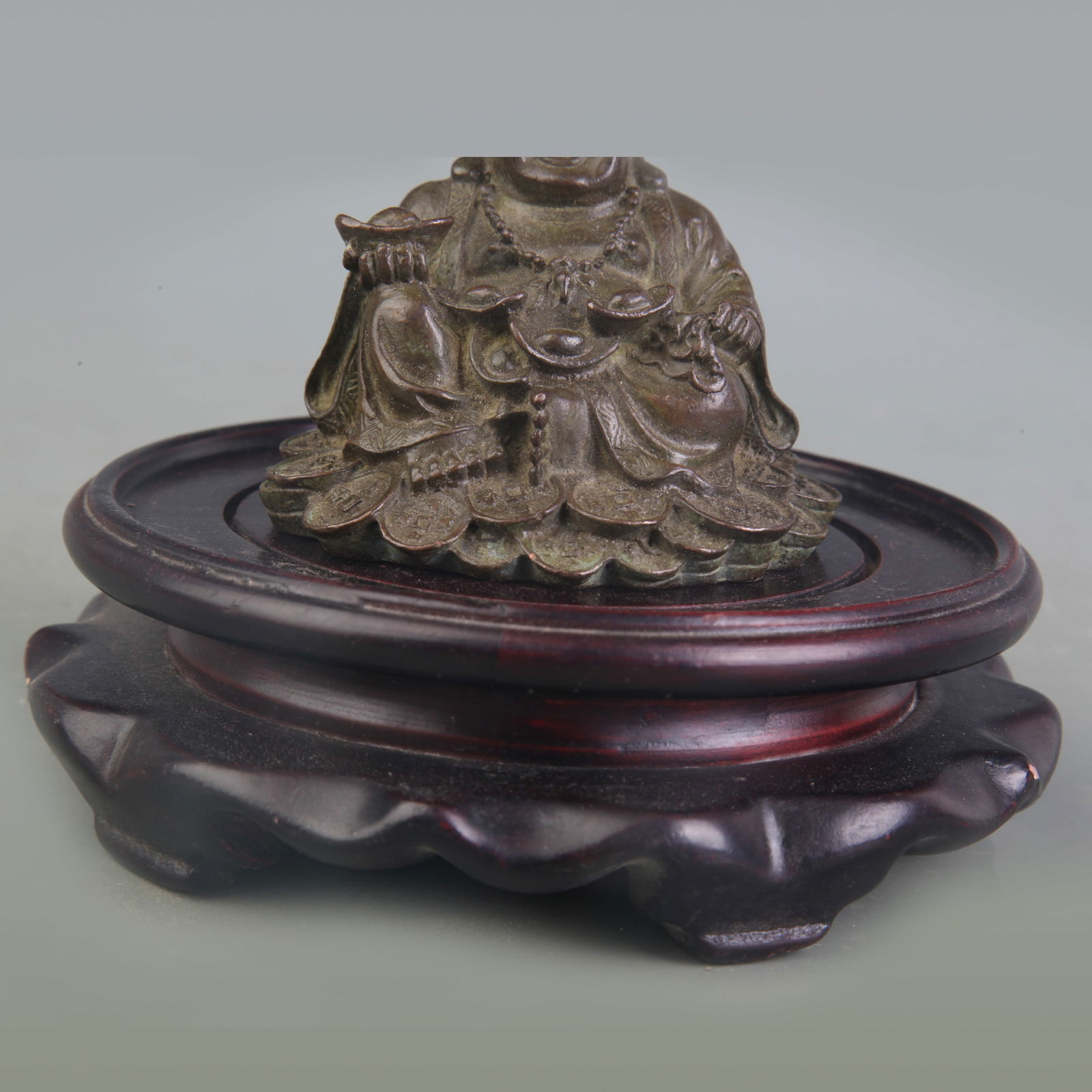 A SMALL MAITREYA BUDDHA STATUE - 3