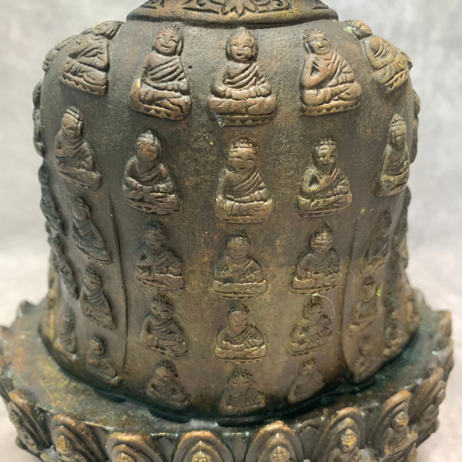 A FINE BRONZE SHAKYAMUNI STATUE - 6