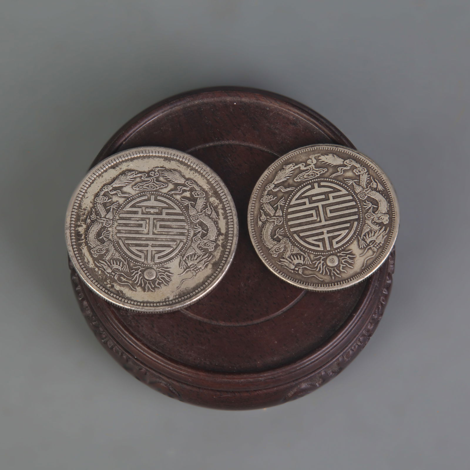 TWO GUANG XU YUAN BAO CHINESE COINS: Qing Dynasty; Diameter: 1.5 inch to 1.8 inch