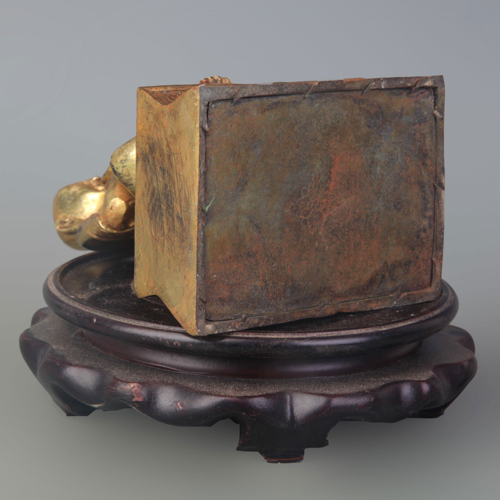 SQUARE SEATED BUDDHA STATUE - 5