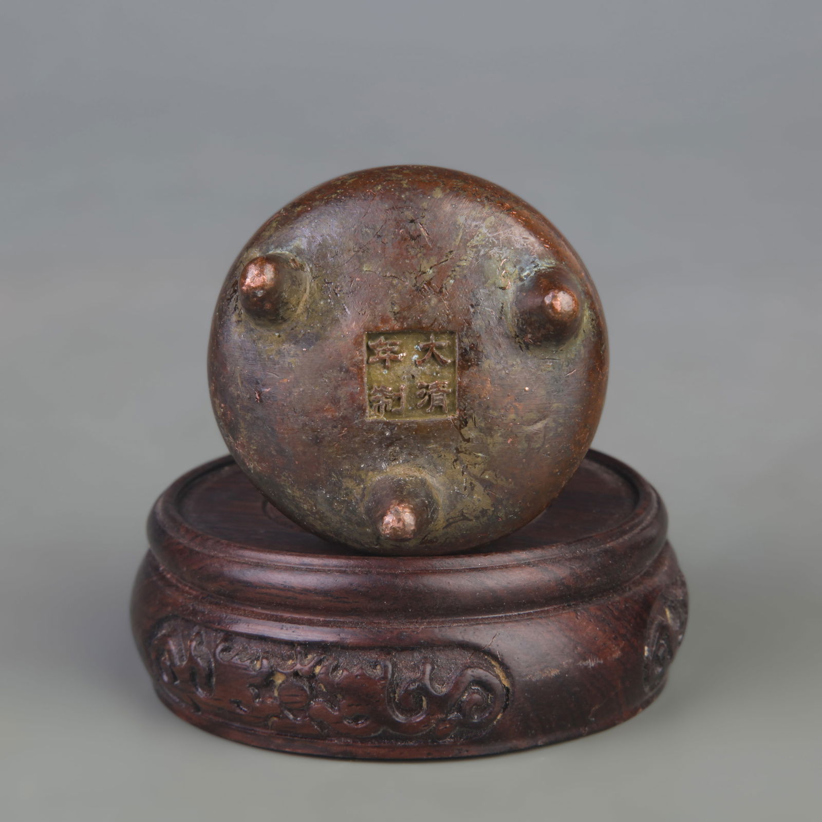 BRIDGE-HANDLED SMALL TRIPOD CENSER - 5