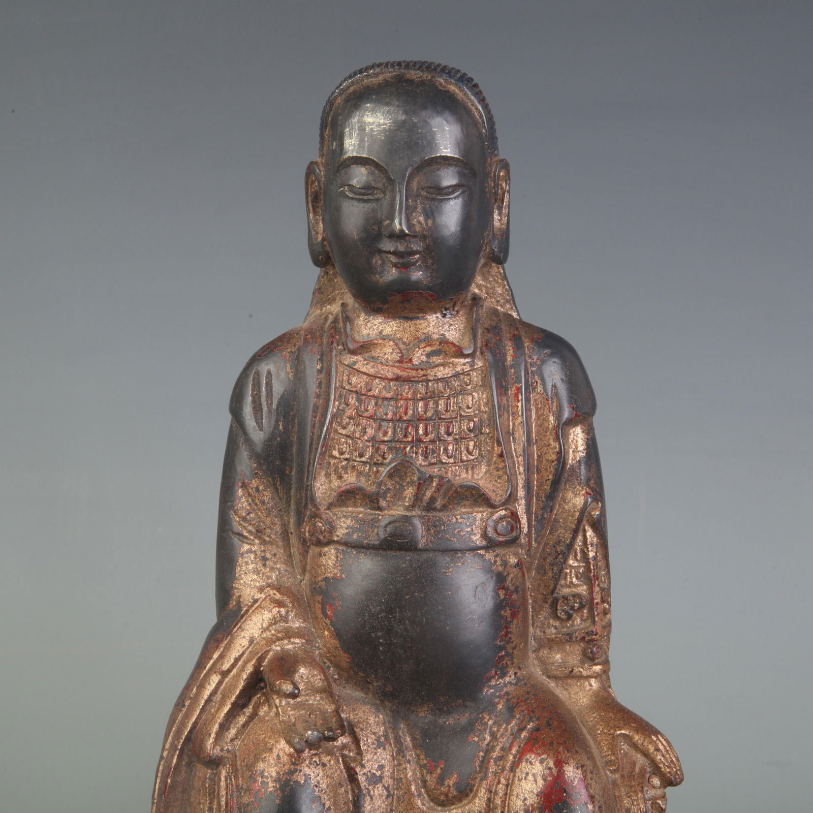 A FINE BRONZE BUDDHA STATUE - 2