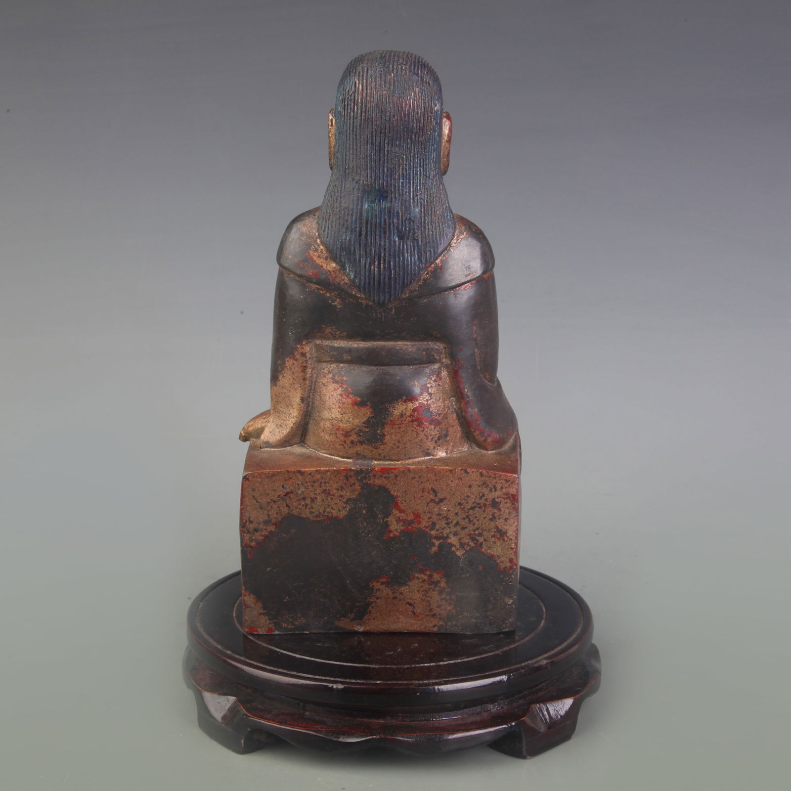A FINE BRONZE BUDDHA STATUE - 4