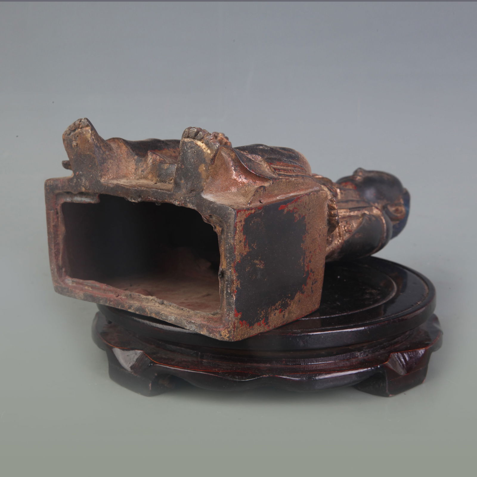 A FINE BRONZE BUDDHA STATUE - 5