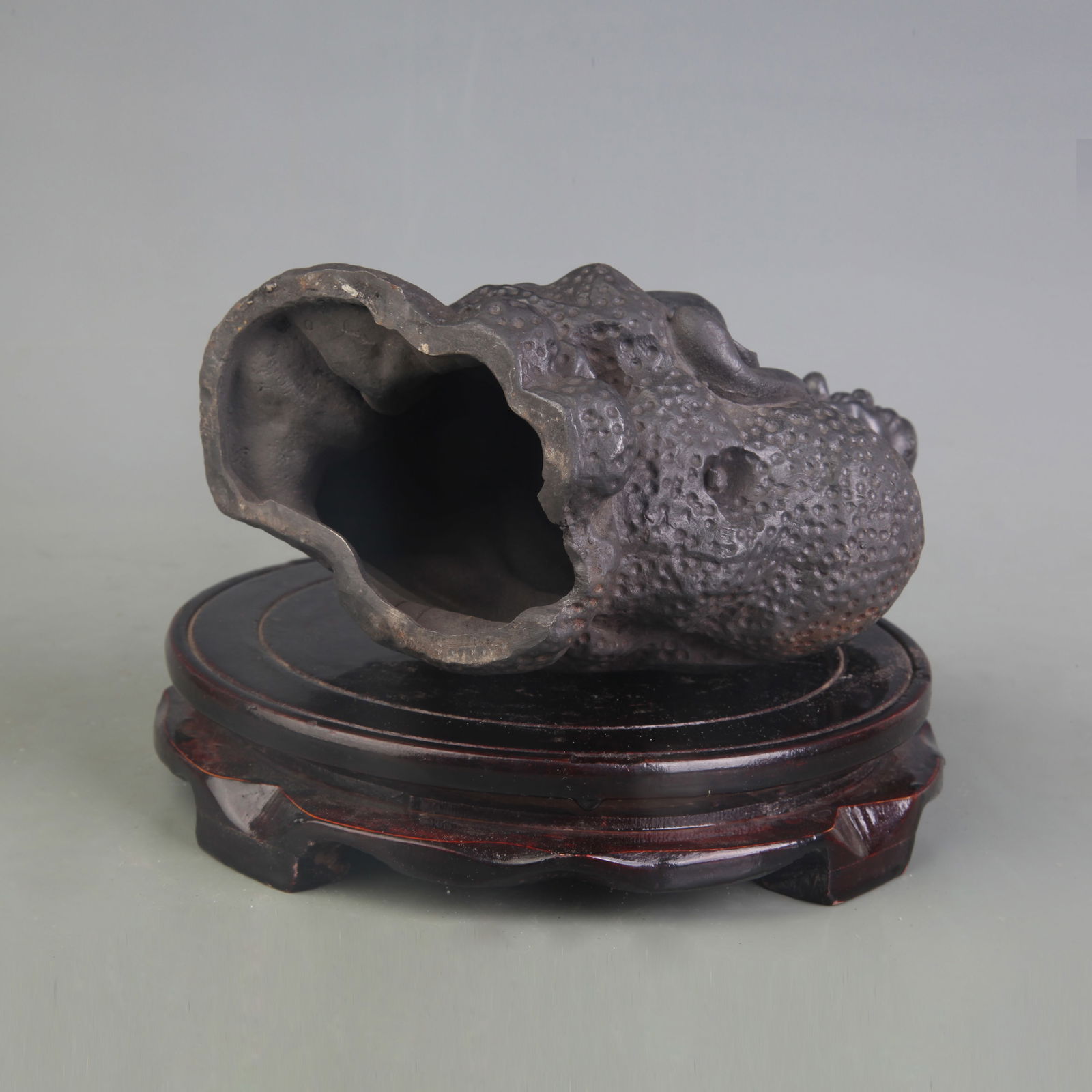 A FINE CAST IRON ARHAT FIGURE - 5