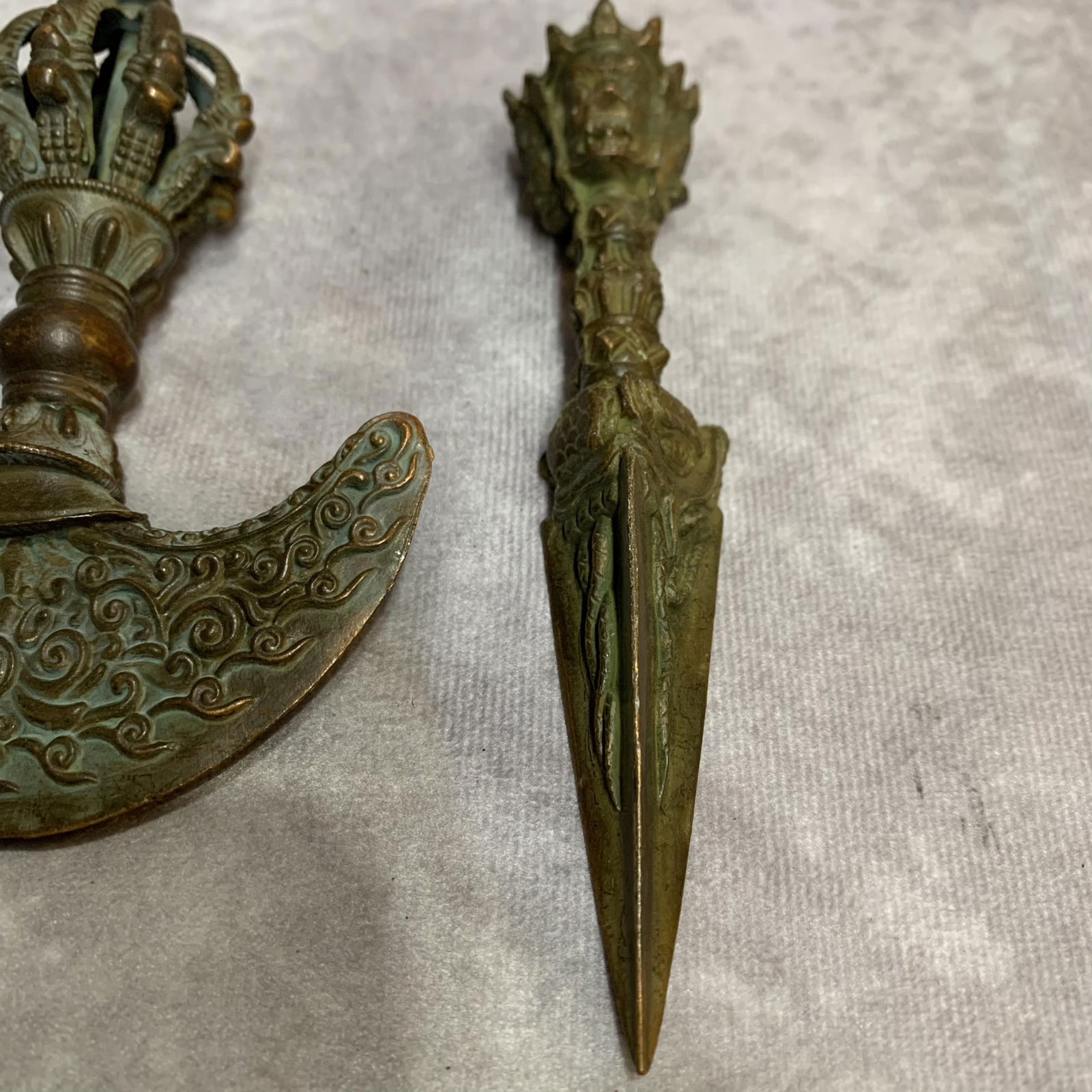 TWO TIBETAN BUDDHIST RITUAL INSTRUMENTS - 3