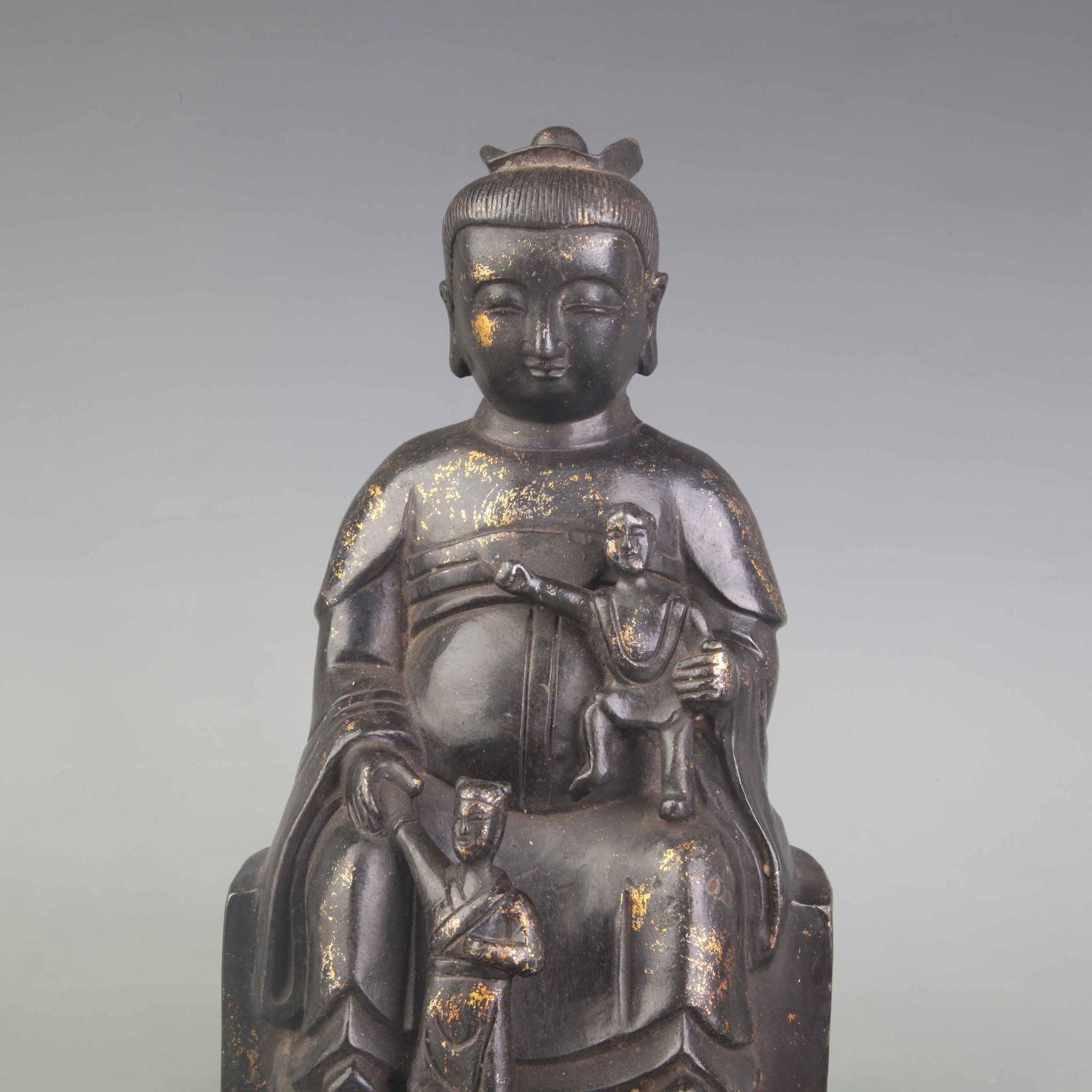 A FINE BRONZE BUDDHA FIGURE - 2