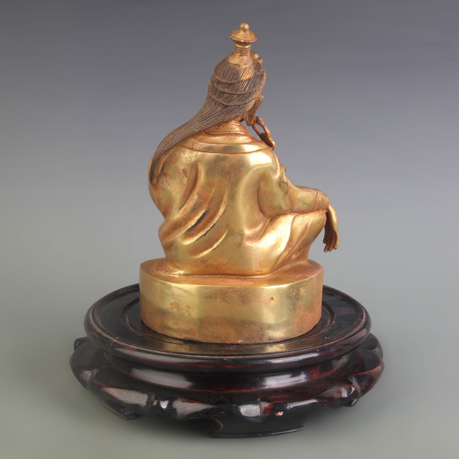 A FINE BRONZE BUDDHA FIGURE - 4
