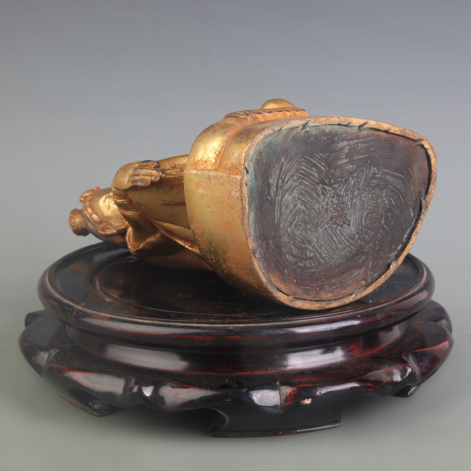 A FINE BRONZE BUDDHA FIGURE - 5