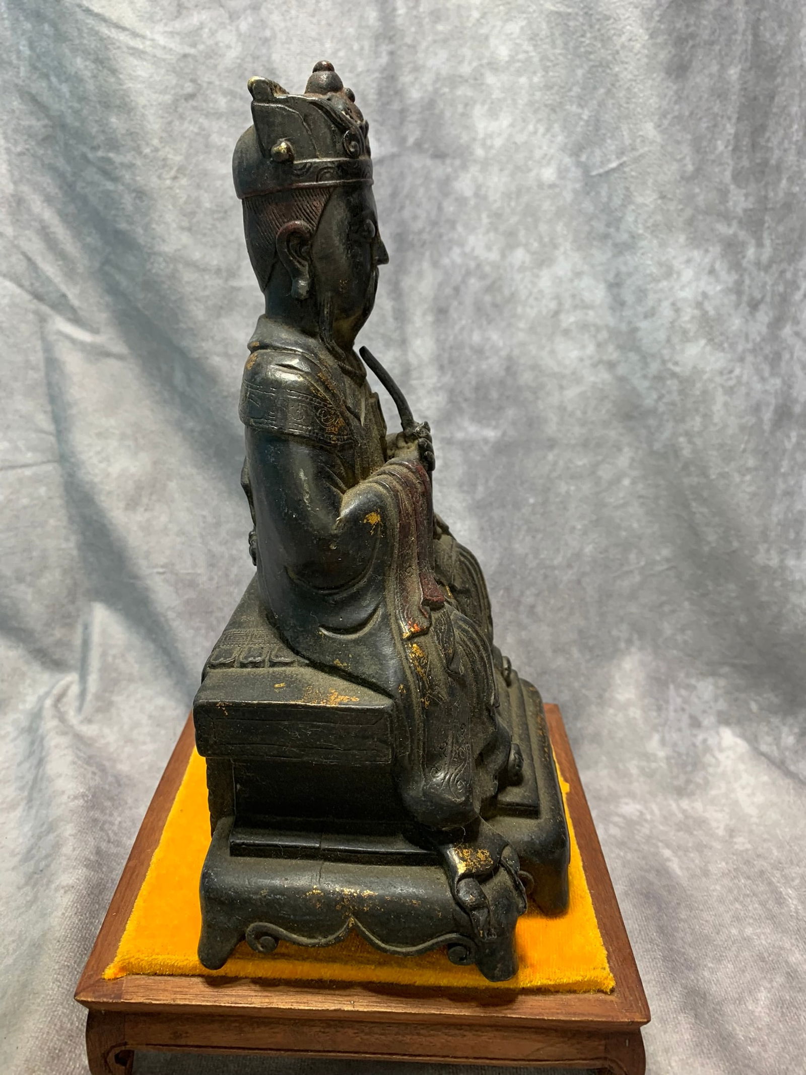 GILDED BRONZE IMMORTAL STATUE - 2