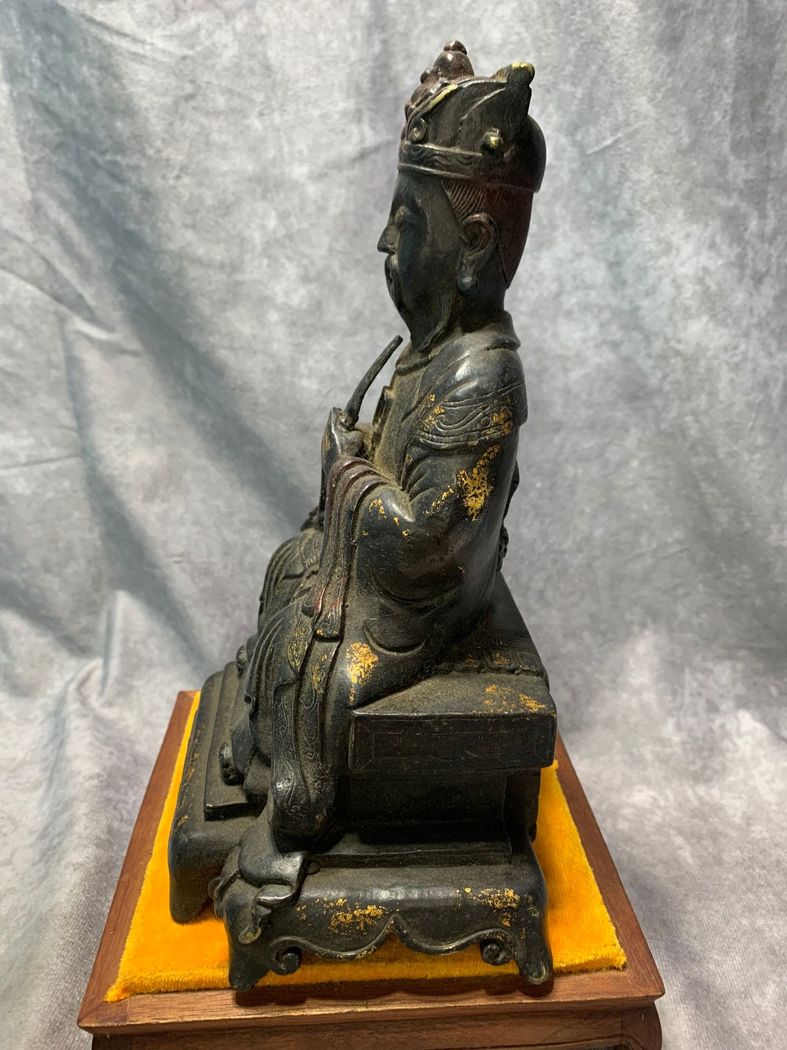 GILDED BRONZE IMMORTAL STATUE - 4