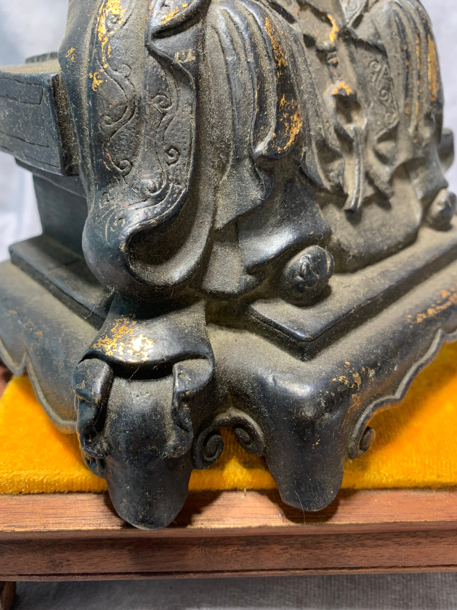 GILDED BRONZE IMMORTAL STATUE - 7