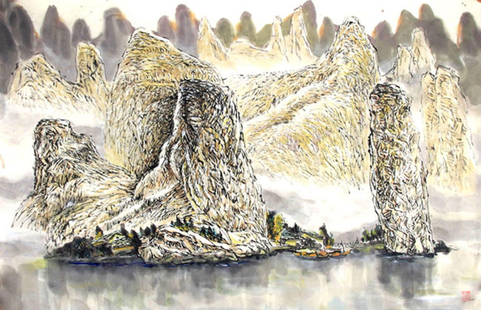 CHINESE PAINTING, ATTRIBUTED TO LIU GUO AN (1 of 2)