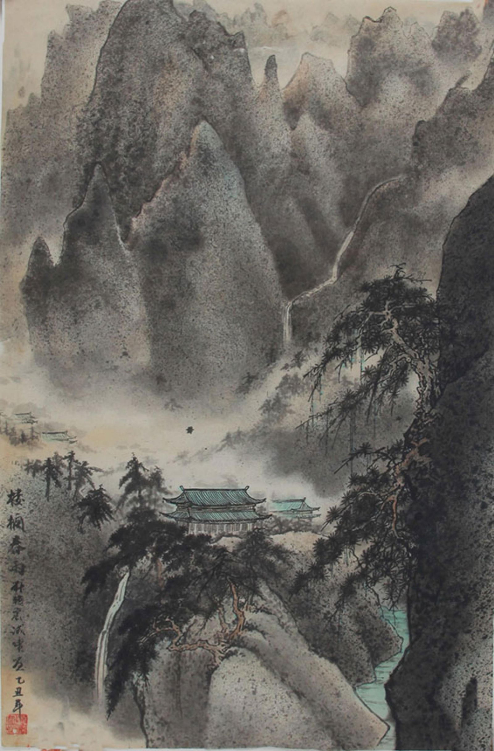 LIU YAN CHEN, CHINESE PAINTING ATTRIBUTED TO (1 of 3)