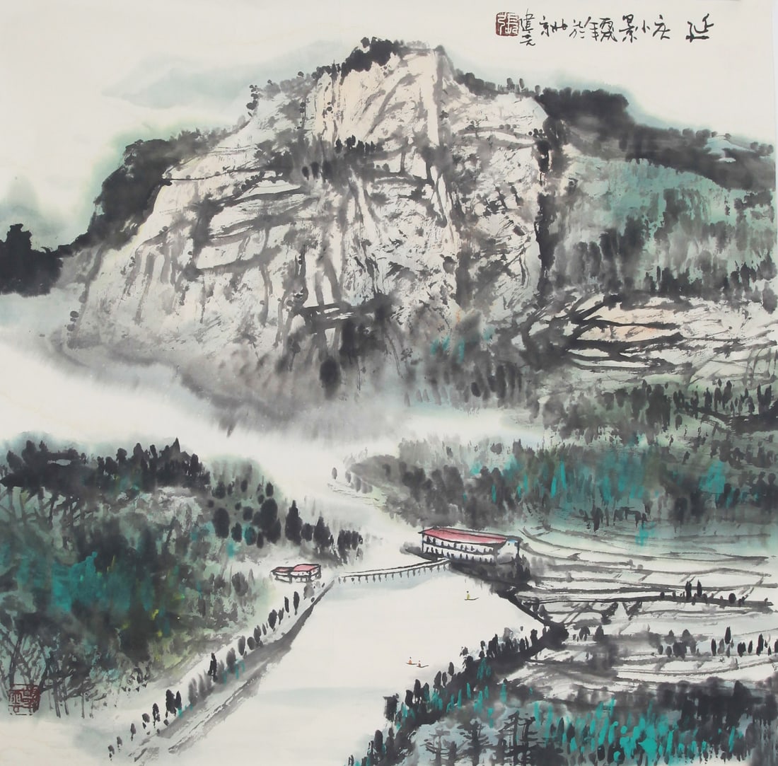 ZHANG JIAN LIANG, CHINESE PAINTING ATTRIBUTED TO (1 of 2)