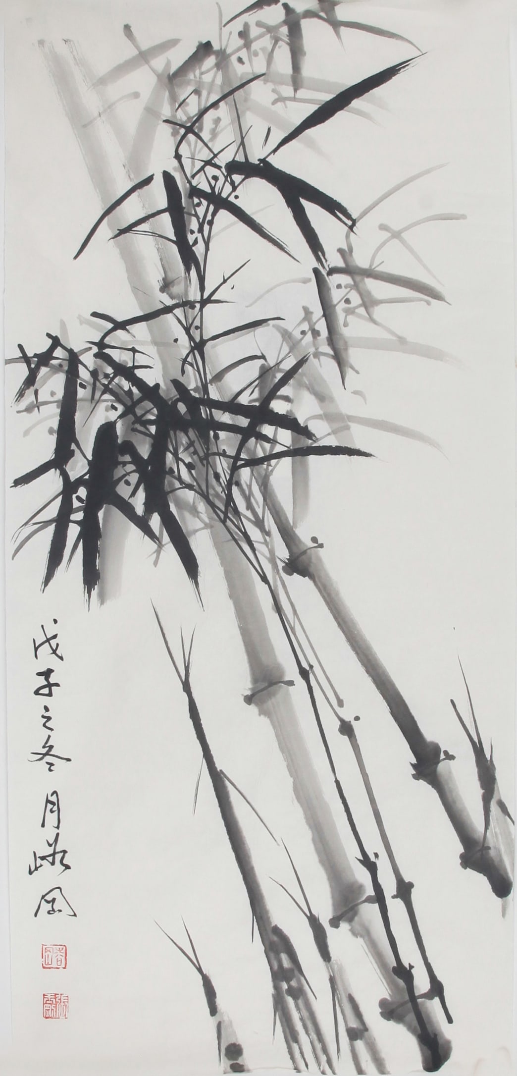 ZHANG YU GANG, CHINESE PAINTING ATTRIBUTED TO: Contemporary, High: 37.5 inch; Width: 17.5 inch;