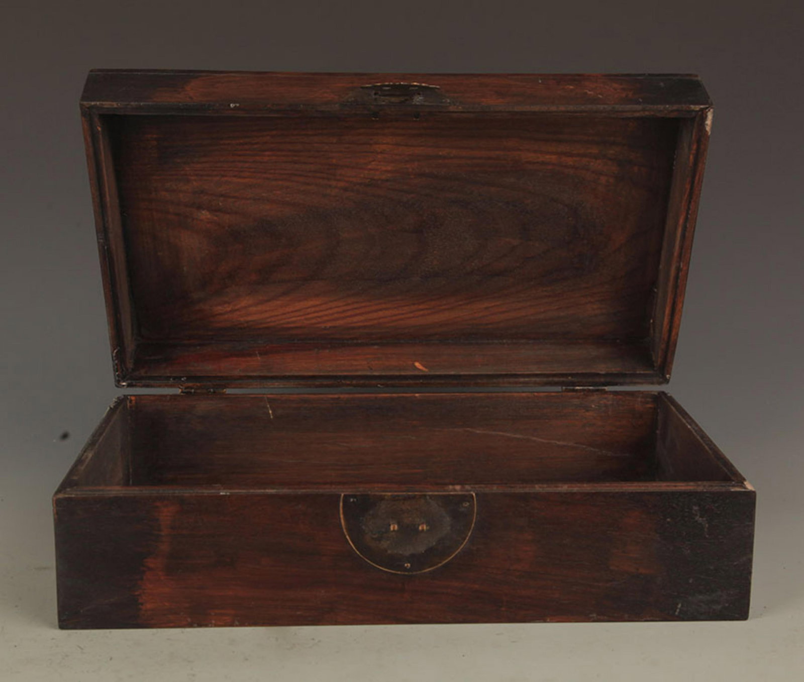 A EMBEDDED WITH SPIRAL SHELL WOOD BOX - 4