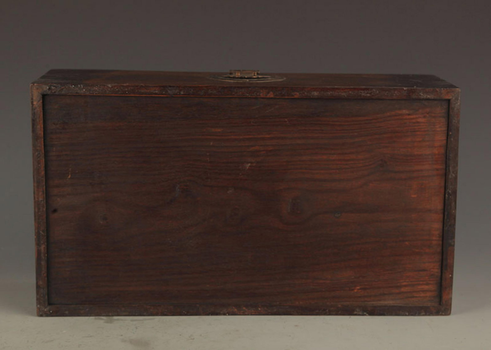 A EMBEDDED WITH SPIRAL SHELL WOOD BOX - 6