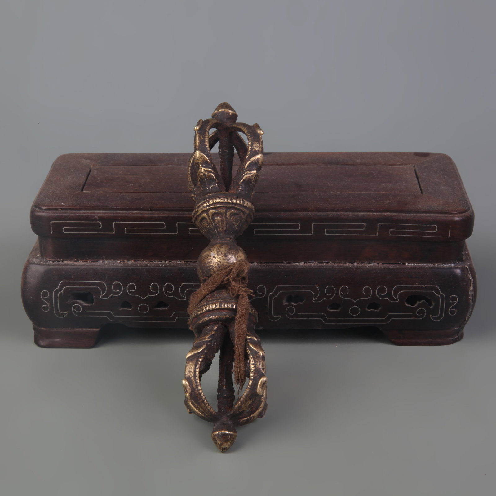 SMALL TIBETAN BUDDHIST RITUAL INSTRUMENTS (1 PAIR) - 8