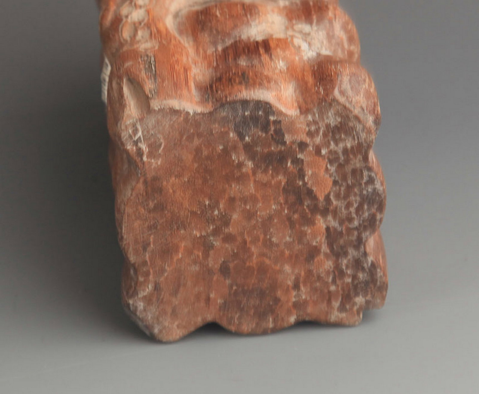 LONGAN WOOD PINE TREES PATTERN CARVED PEN HOLDER - 4