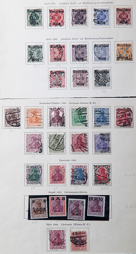 GROUP OF OLD STAMPS (1 of 4)