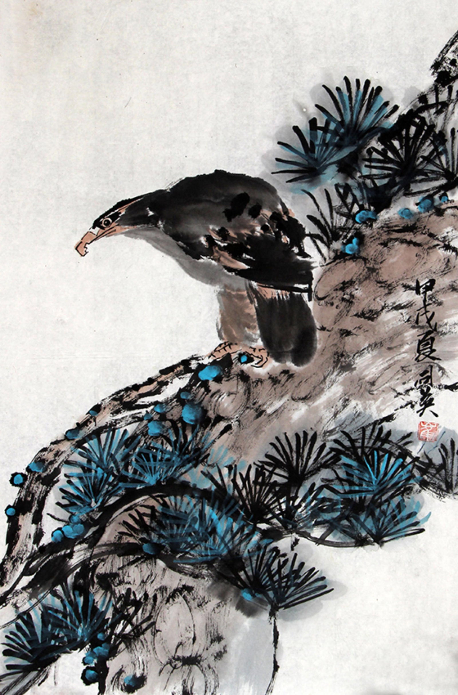 CHINESE PAINTING ATTRIBUTED TO CUI TONG YING (1 of 3)