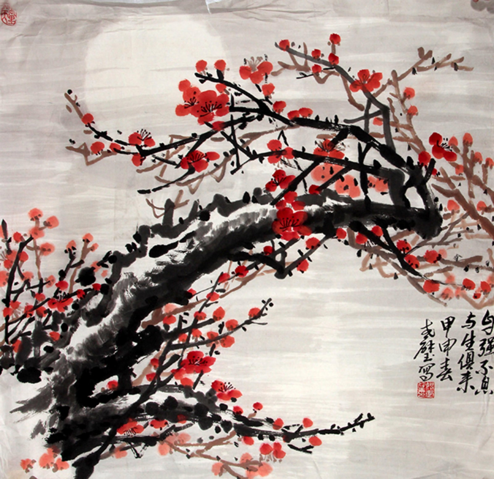 CHINESE PAINTING ATTRIBUTED TO TO SHI BI (1 of 3)