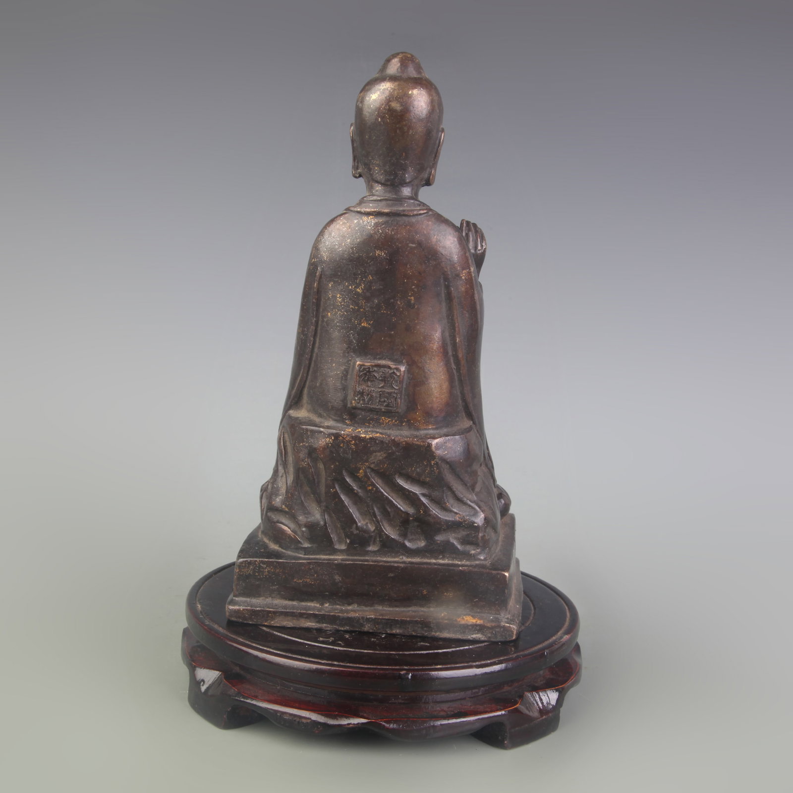 A FINE BRONZE BUDDHA STATUE - 4