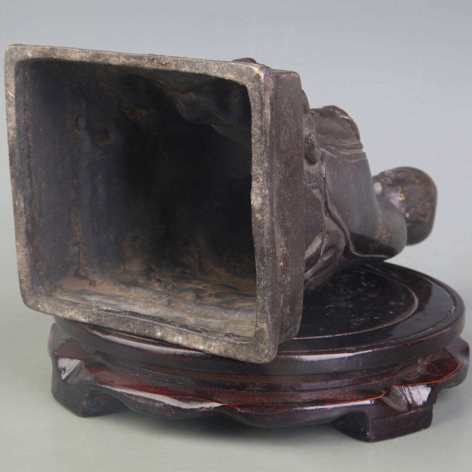 A FINE BRONZE BUDDHA STATUE - 6