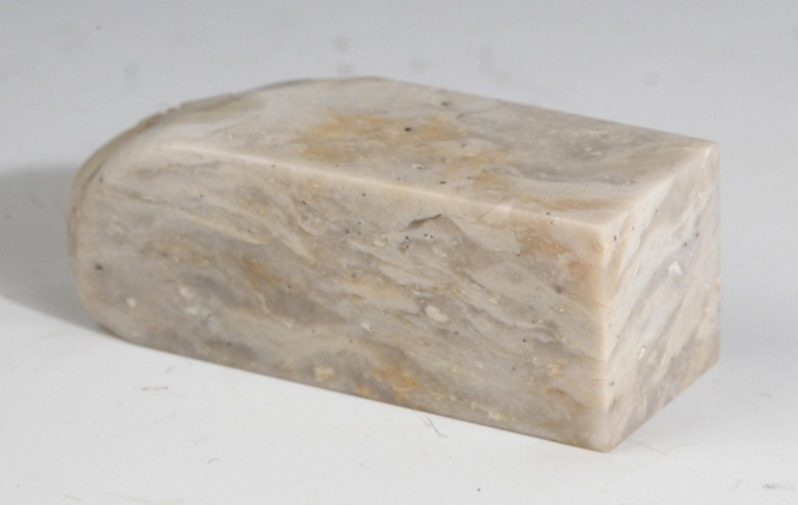 A FINE CARVED SHOUSHAN STONE SEAL - 4