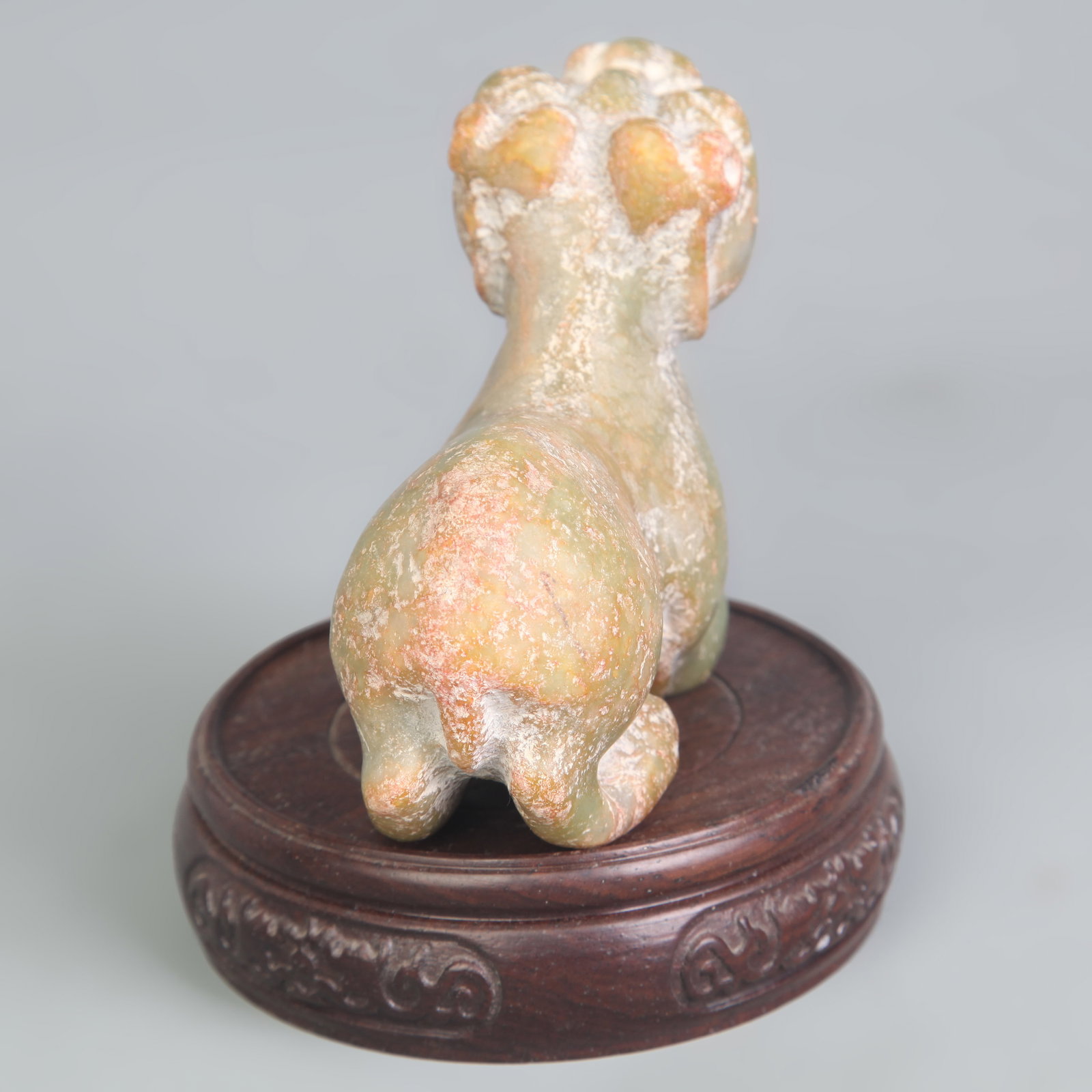 A CELADON JADE CARVING - 3