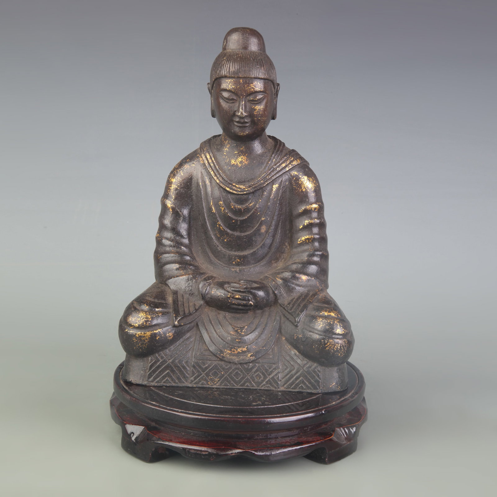 A FINE BRONZE TARA (SHYAMATARA) BUDDHA STATUE: Ming Dynasty Style; High: 9.1 inch
