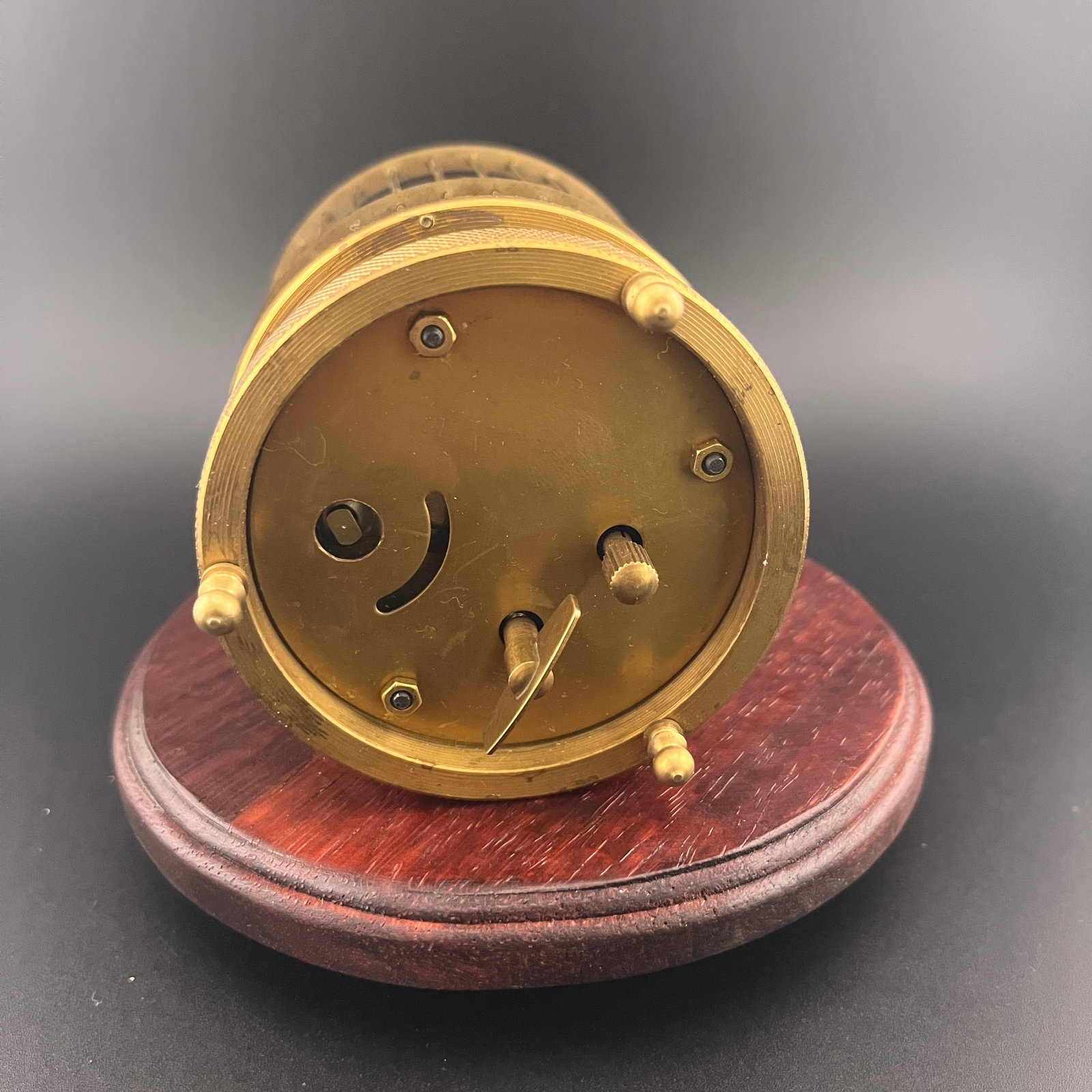 A FINE SMALL BIRD CAGE STYLE TABLE CLOCK - 5