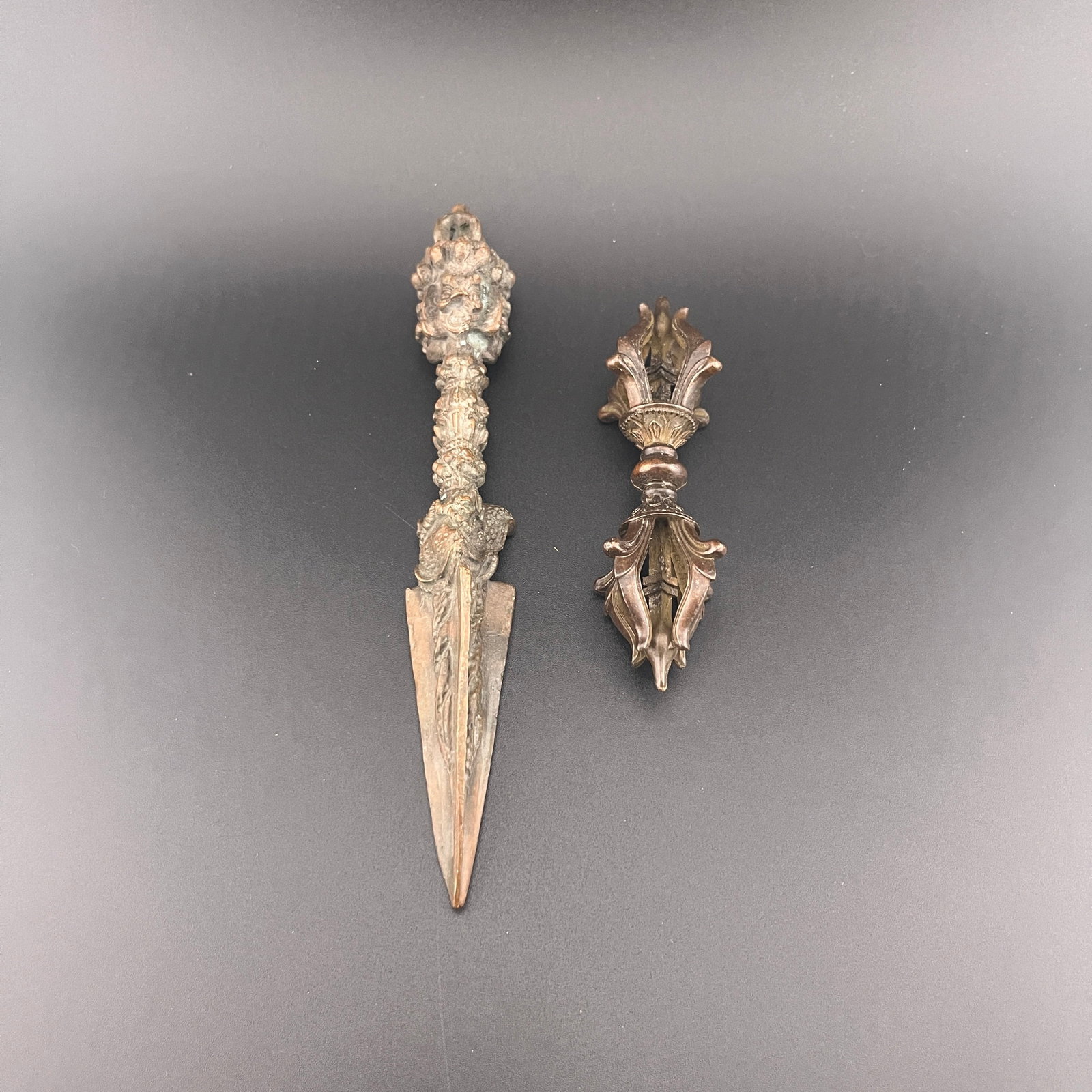 SET OF TIBETAN BUDDHISM RITUAL INSTRUMENTS (1 of 3)