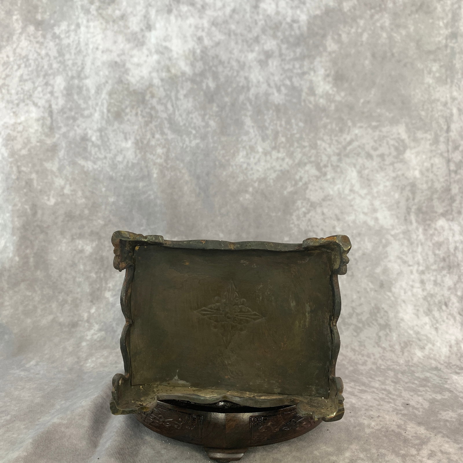 BRONZE SEATED CROWNED BUDDHA - 5