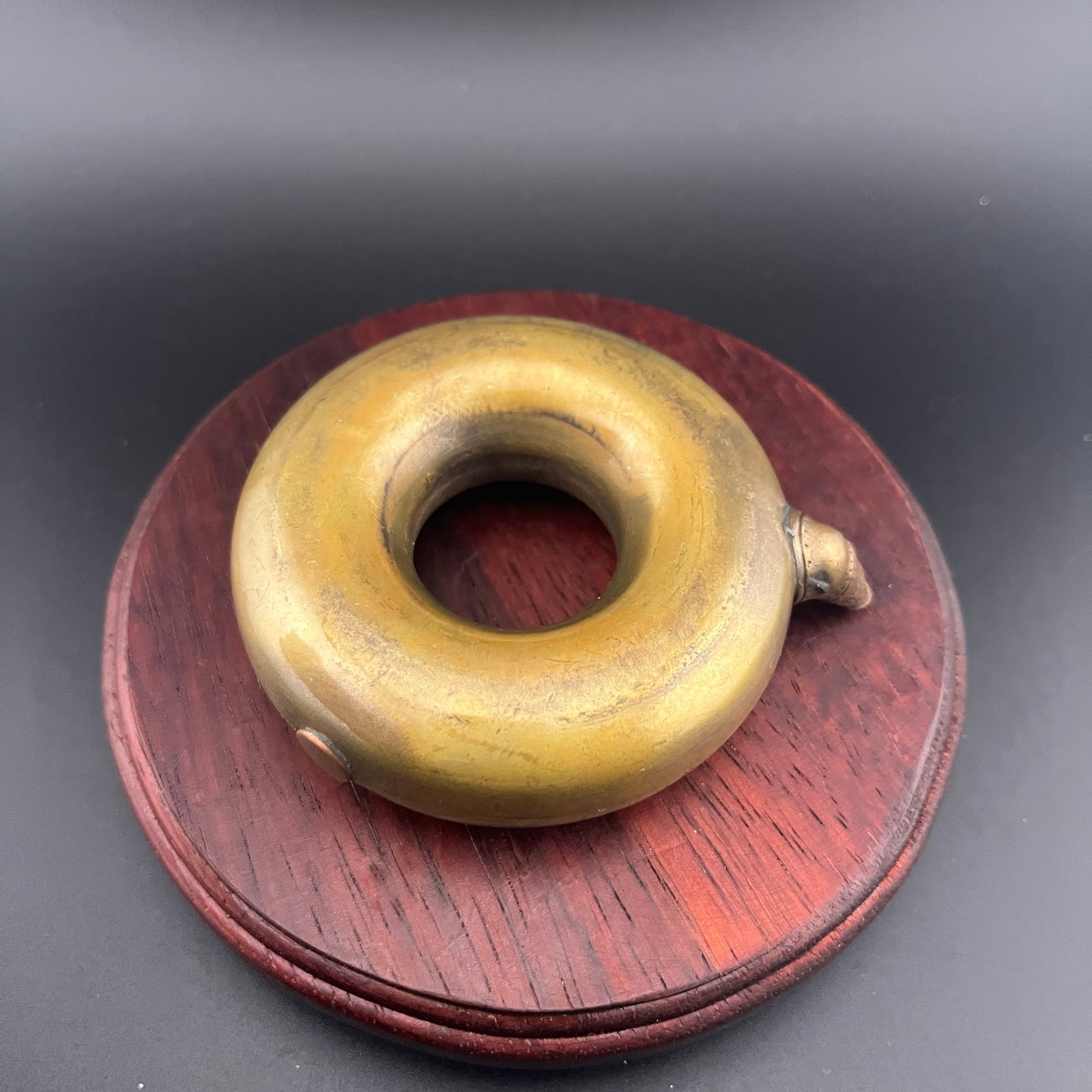 BRONZE WATER DROPPER WITH CALLIGRAPHY - 5