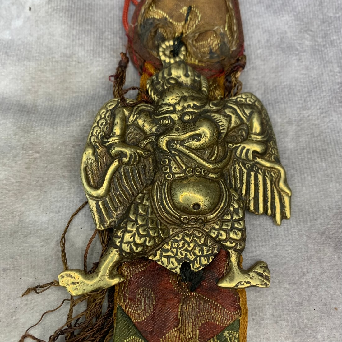 A FINE TIBETAN BUDDHIST BRONZE RITUAL OBJECTS - 2