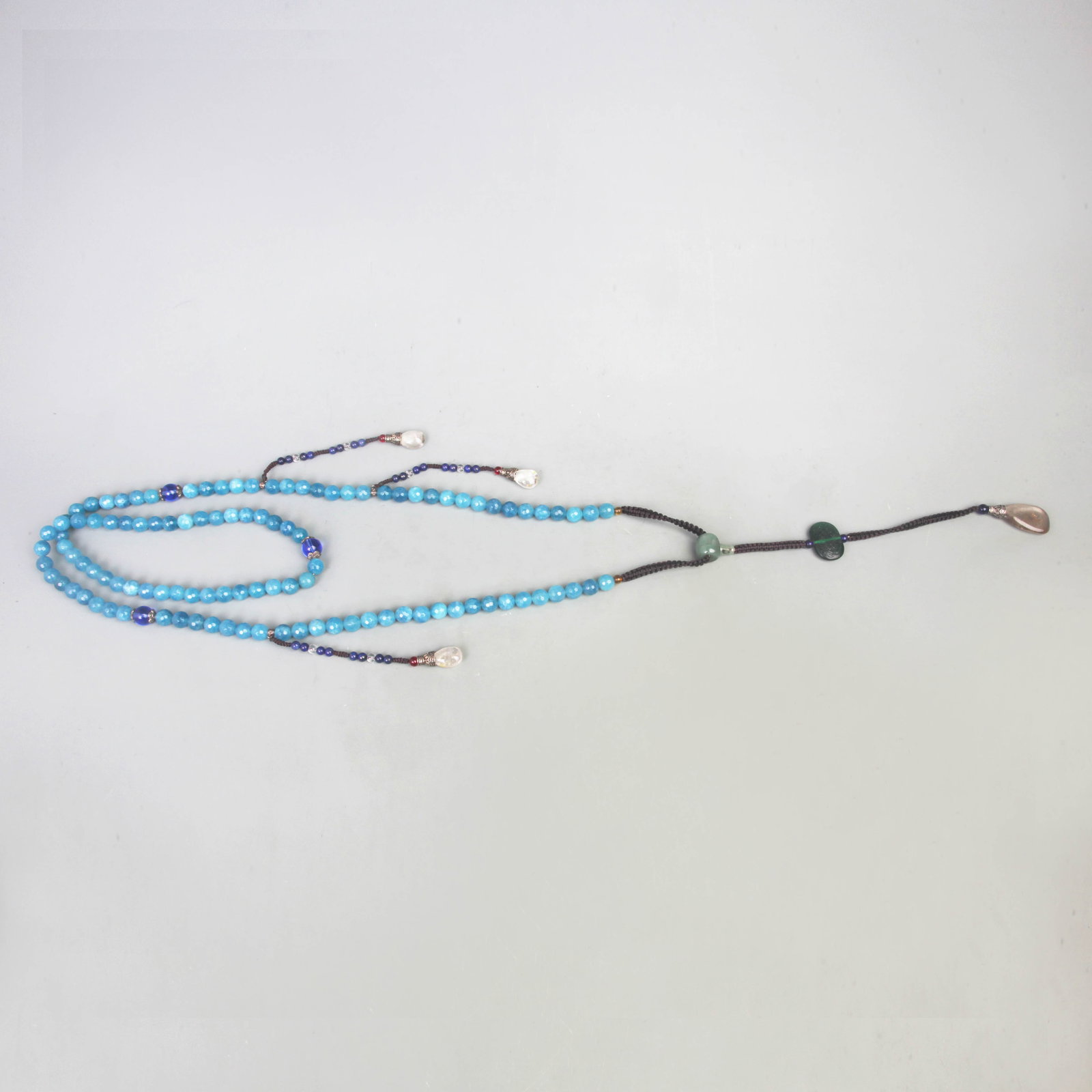 108-PIECE QING PRAYER BEADS WITH JADE, AND CRYSTAL (1 of 7)