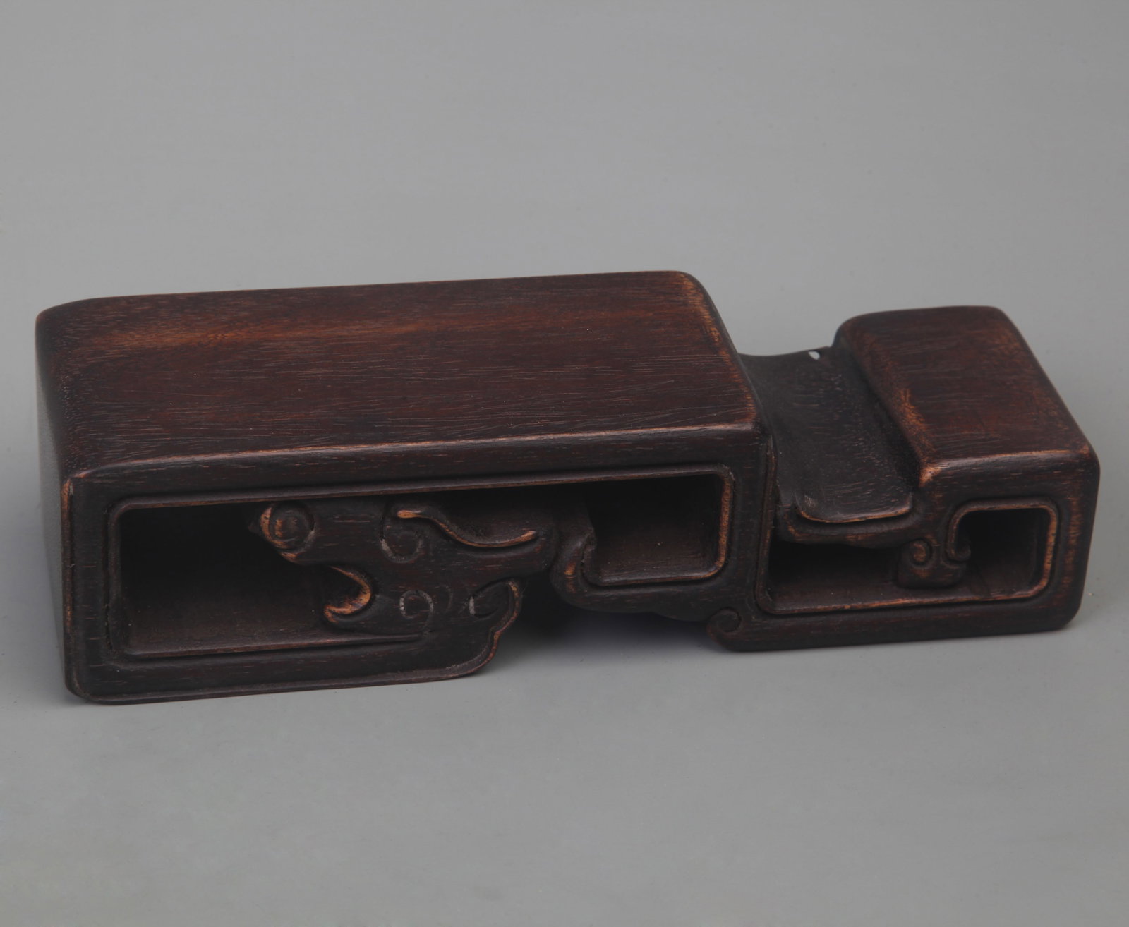 A FINE OLD REDWOOD MADE INK BED (1 of 5)