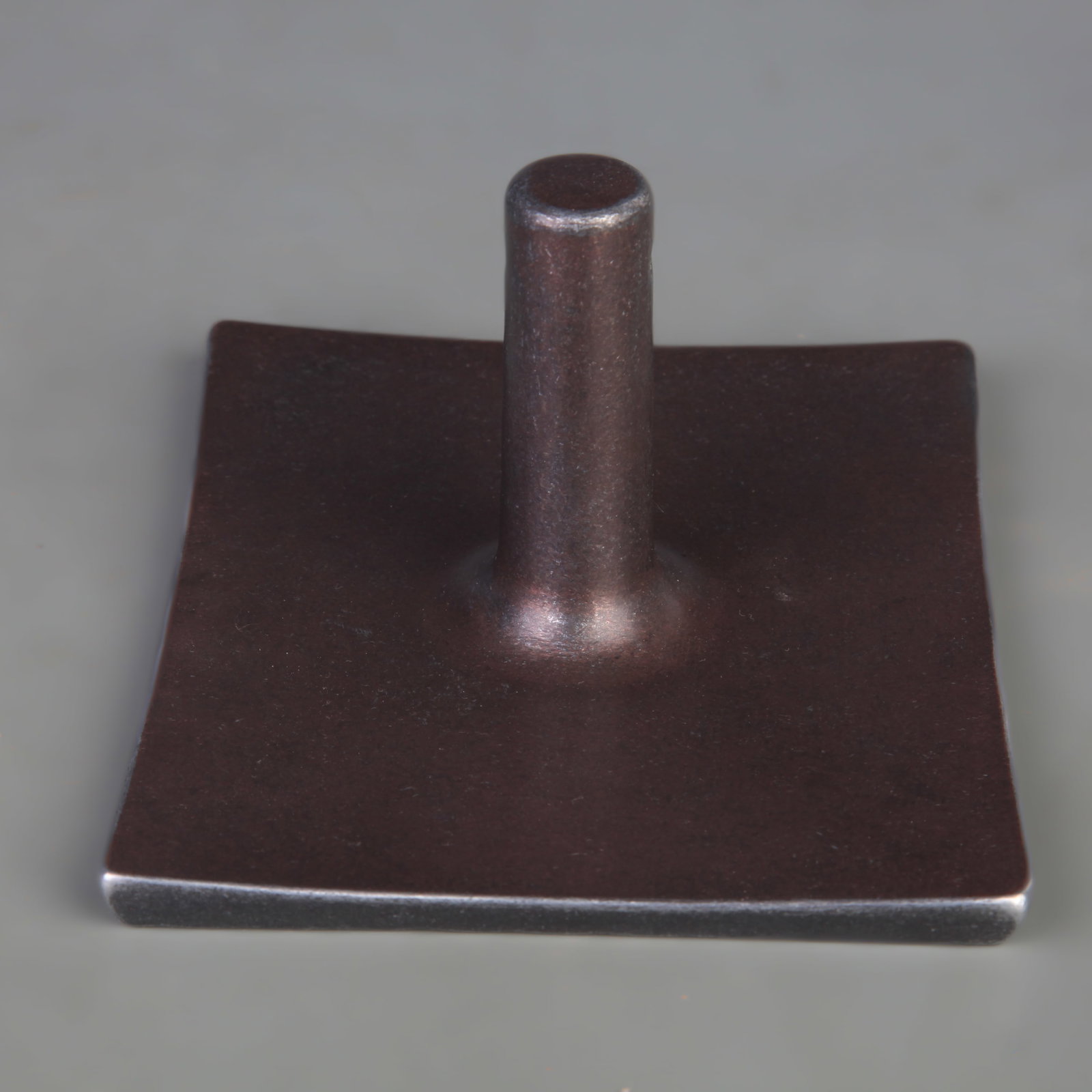 TIBETAN BUDDHISM "THOUSAND BUDDHAS" BRONZE SEAL: 20th Century; Long:5.3 inch; Width:4.3 inch; High: 2.5 inch