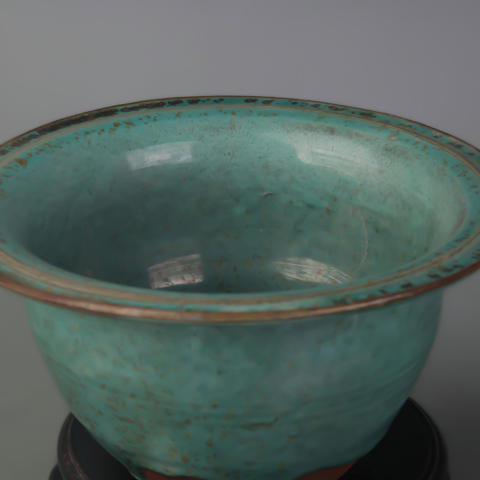 A FINE JUN GLAZE FLOWER POT - 2