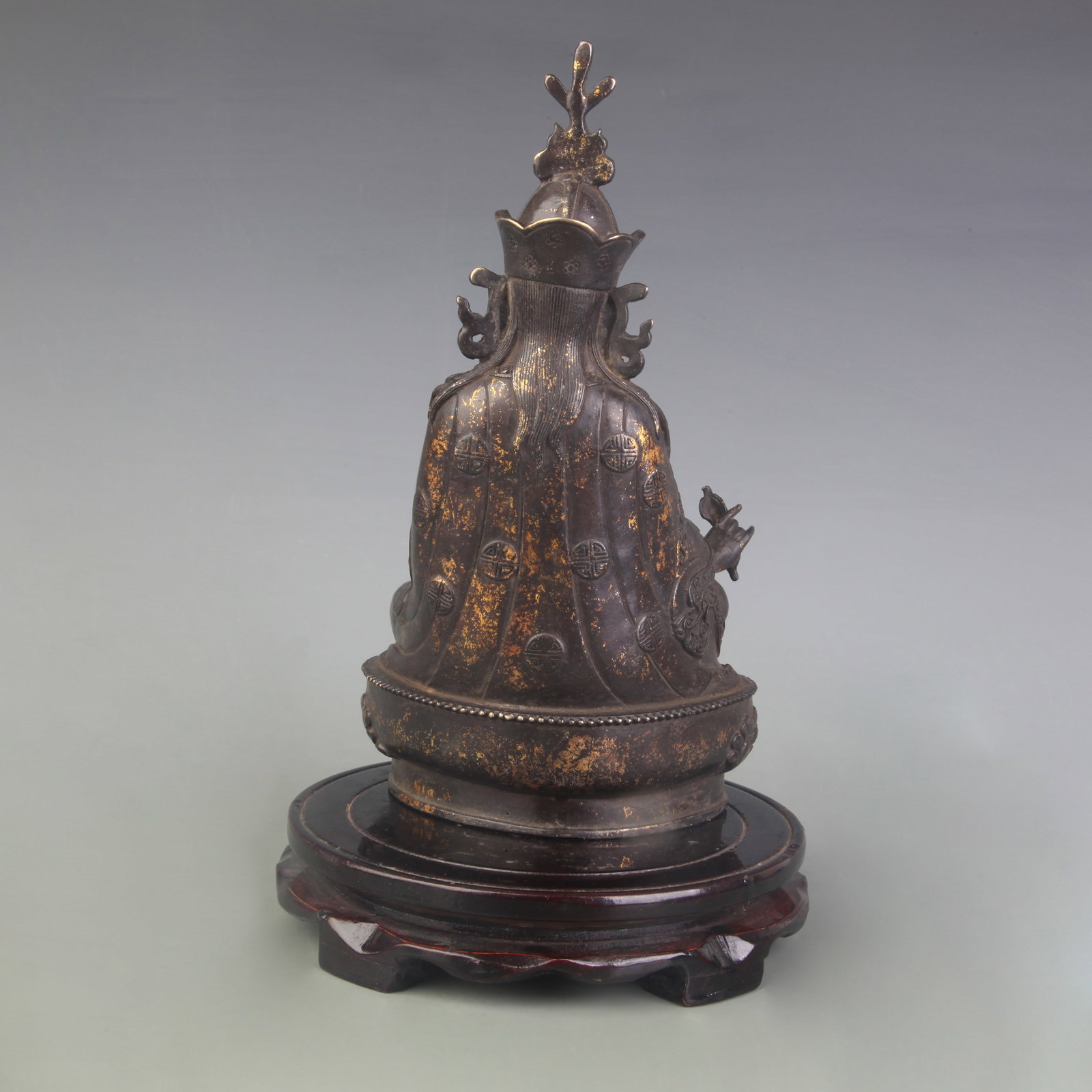 A FINE GTIBETAN BUDDHIST STATUE - 4