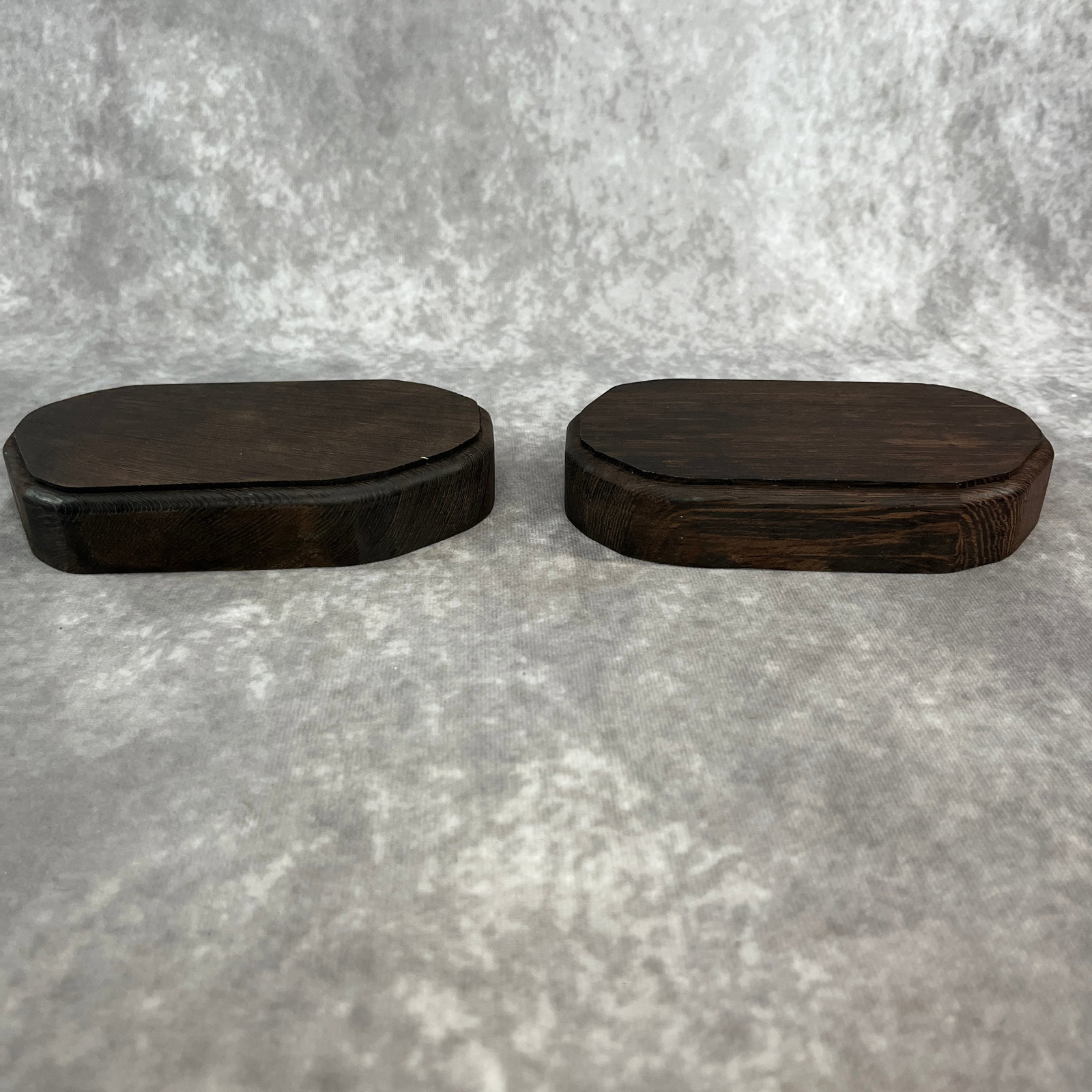 PAIR OF ROSEWOOD DISPLAY STAND (1 of 4)