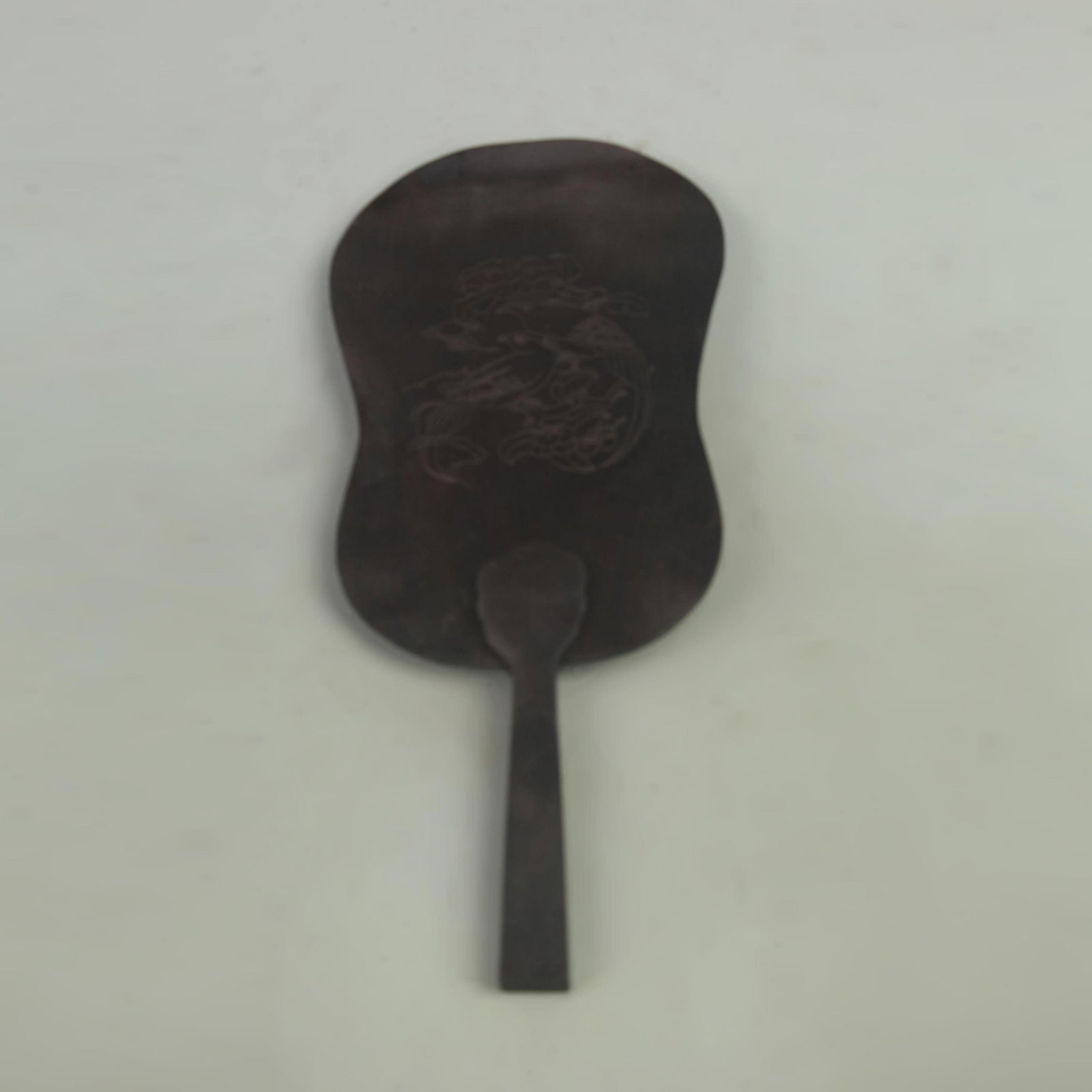 RARE FINE RED SANDALWOOD MADE BIRD CARVING DISPLAY: Qing Dynasty, High: 3.5 inch; Width: 5.5 inch. Wooden base for picture and display only.