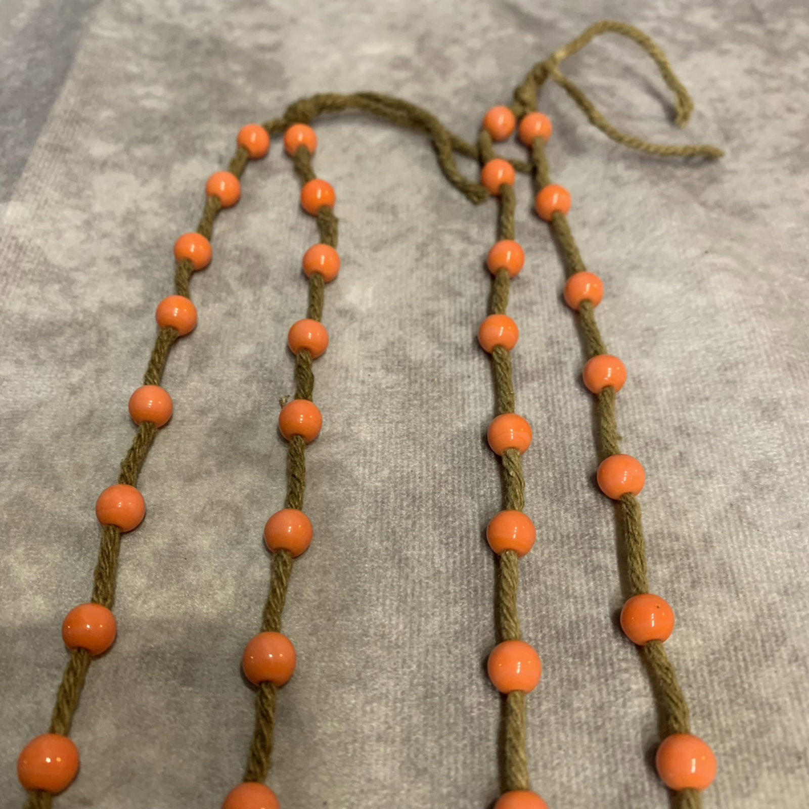 TWO RED CORAL NECKLACE - 3
