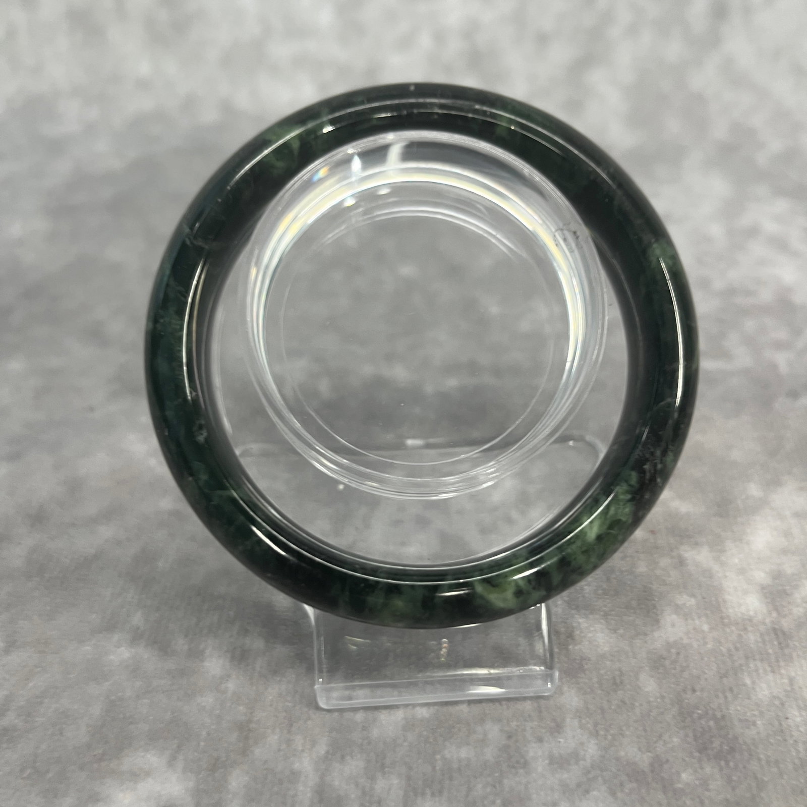 PAIR OF JADE MADE BRANGLE - 3