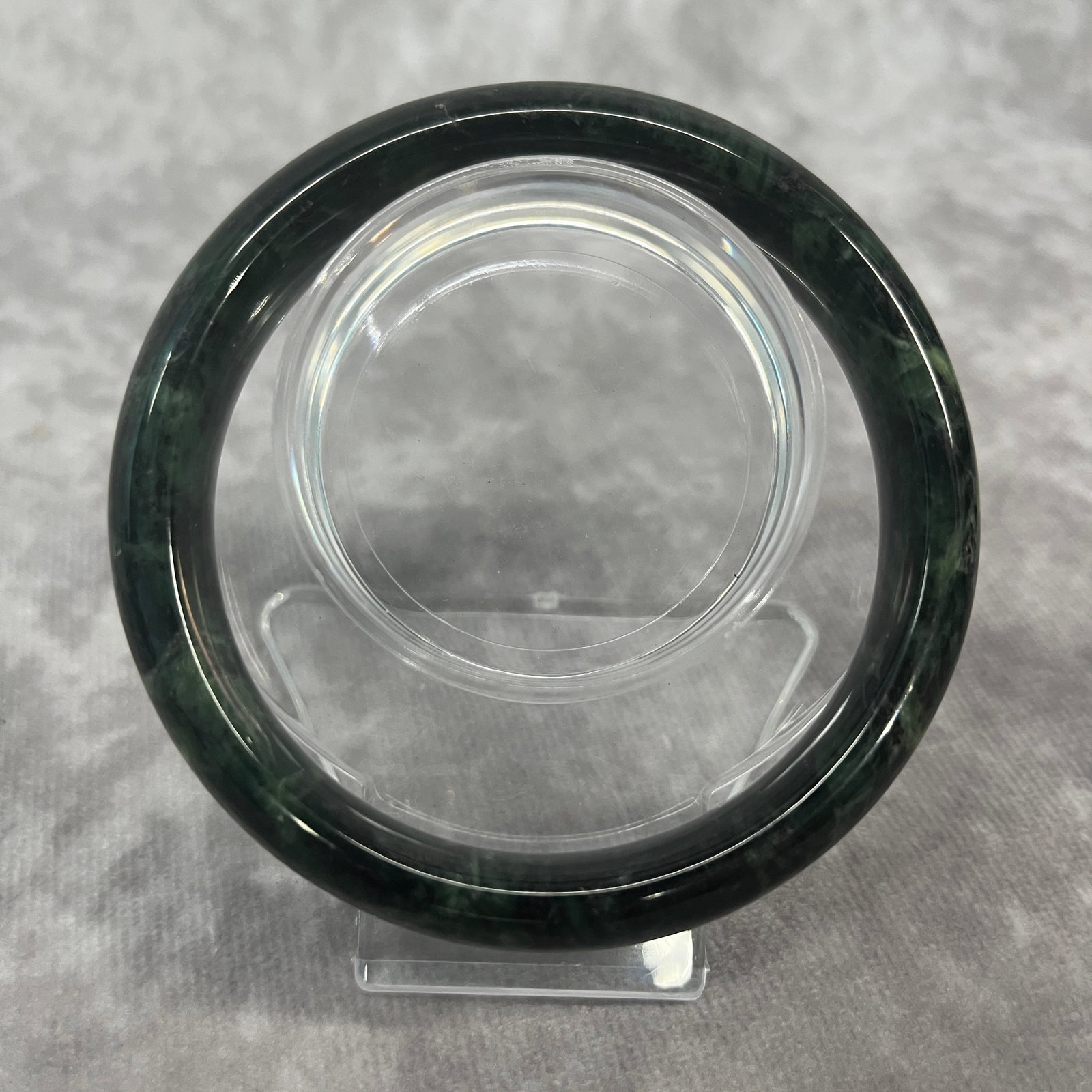 PAIR OF JADE MADE BRANGLE - 4