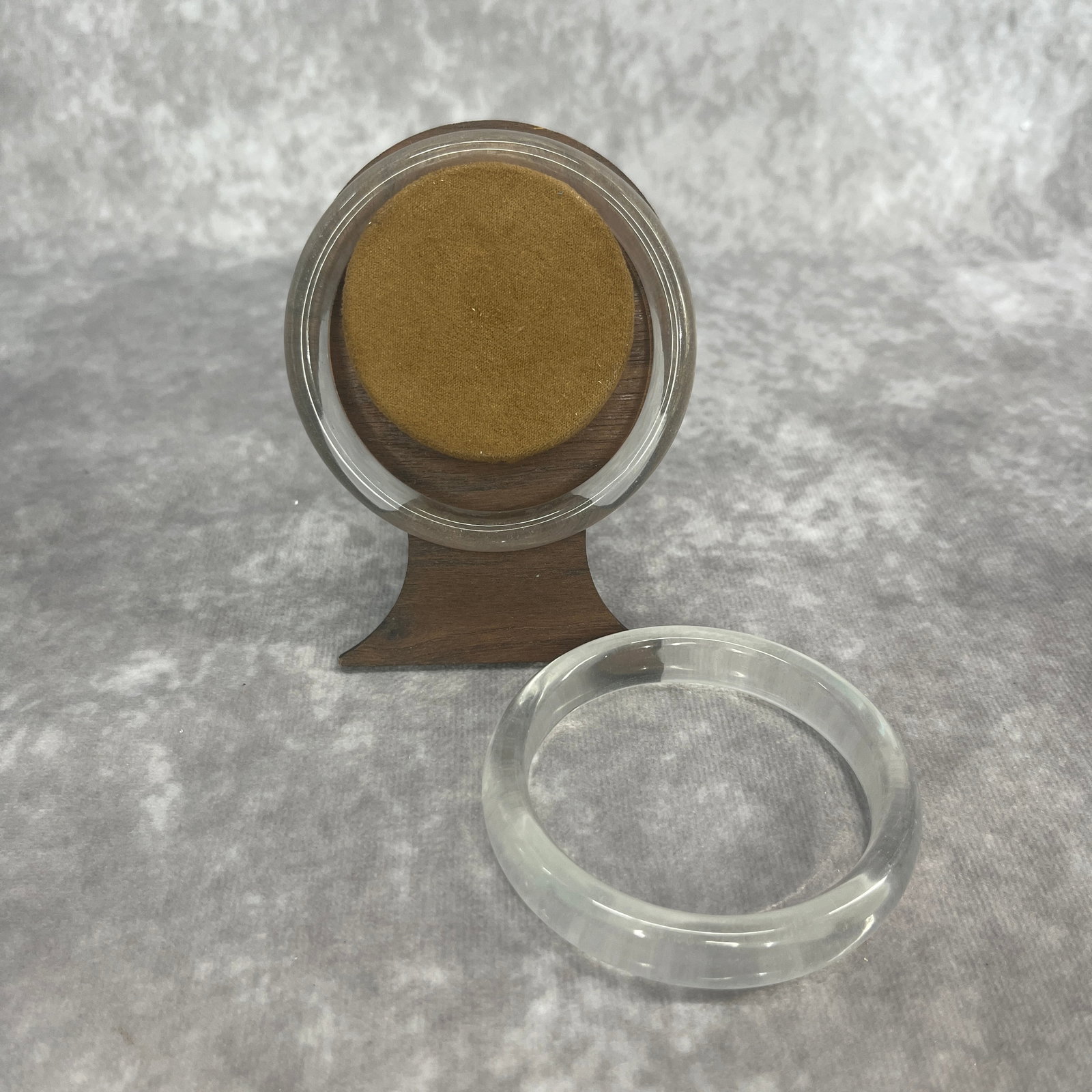 PAIR OF CRYSTAL MADE BRANGLE - 2